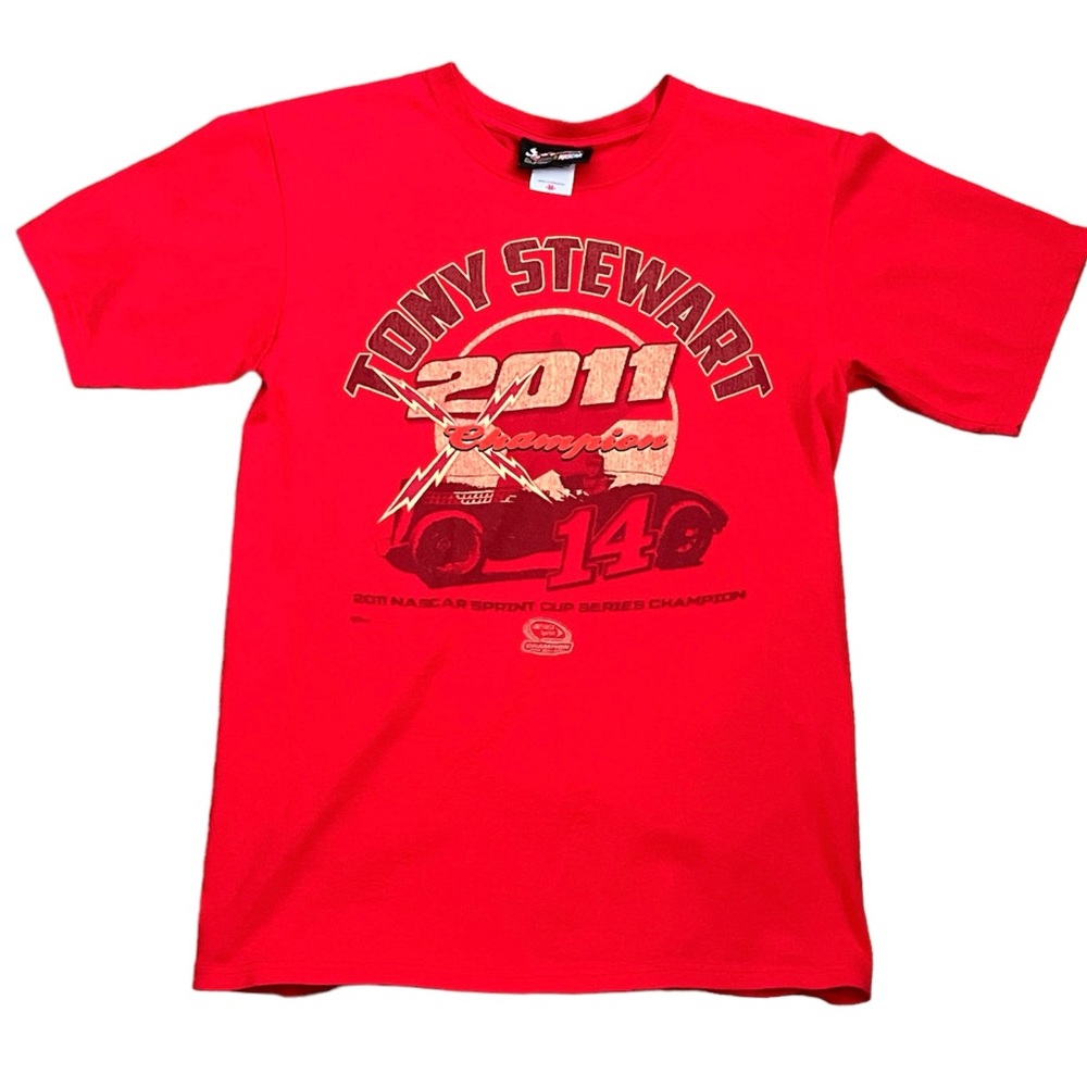 Chase Authentics  red NASCAR Shirt racing size medium M - Picture 2 of 7